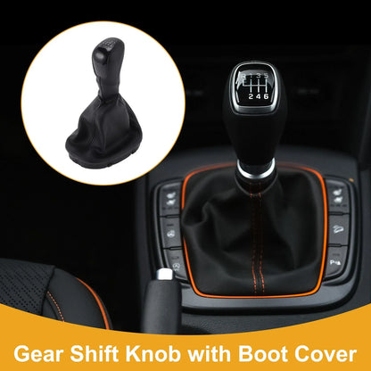 6 Speed Shift Knob & Boot Cover for Mercedes-Benz C-Class (2001-2007)