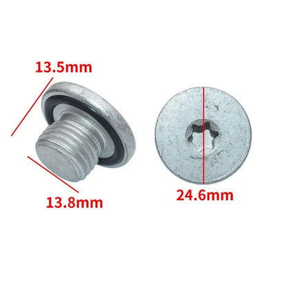 Engine Oil Sump Drain Plug Bolt Kit with Gasket for SAAB 9-3 (1998–2015)