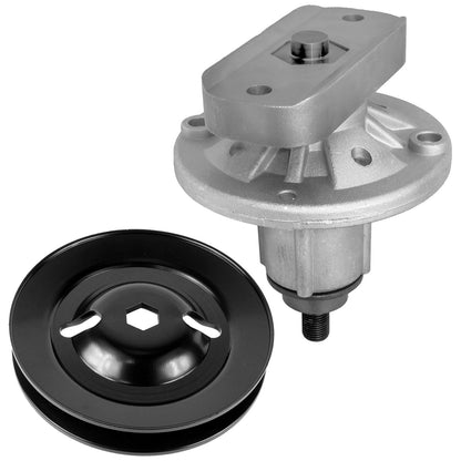 Deck Spindle Assembly and Pulley Replacement for John Deere Sabre (1948–2018)