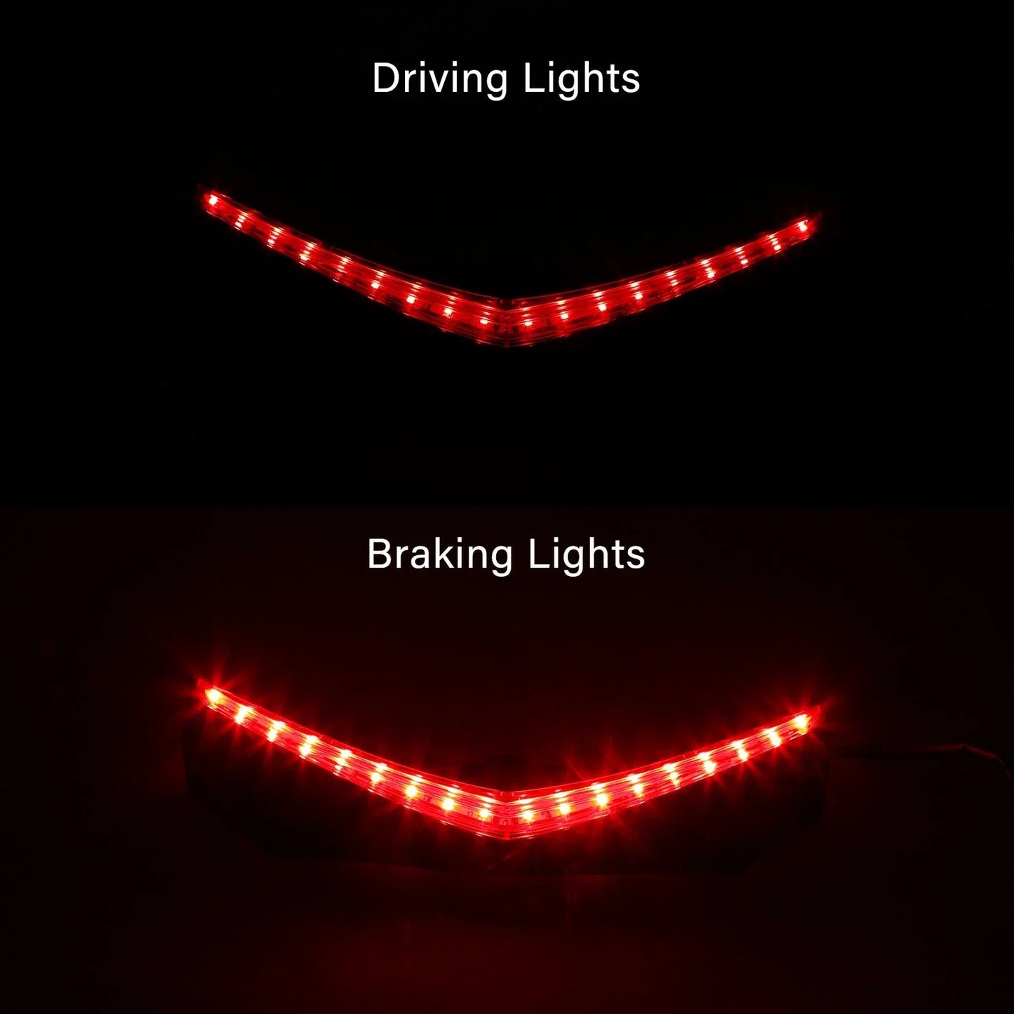 Rear Fender Tip Accent Vertical LED Lights for Honda Goldwing (2012-2017)