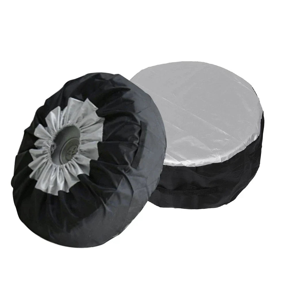 2 x Universal Car Tyre Spare Wheel Covers 65cm x 37cm for All Models