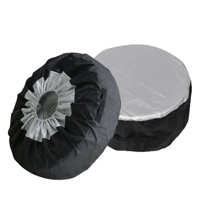 2 x Universal Car Tyre Spare Wheel Covers 65cm x 37cm for All Models