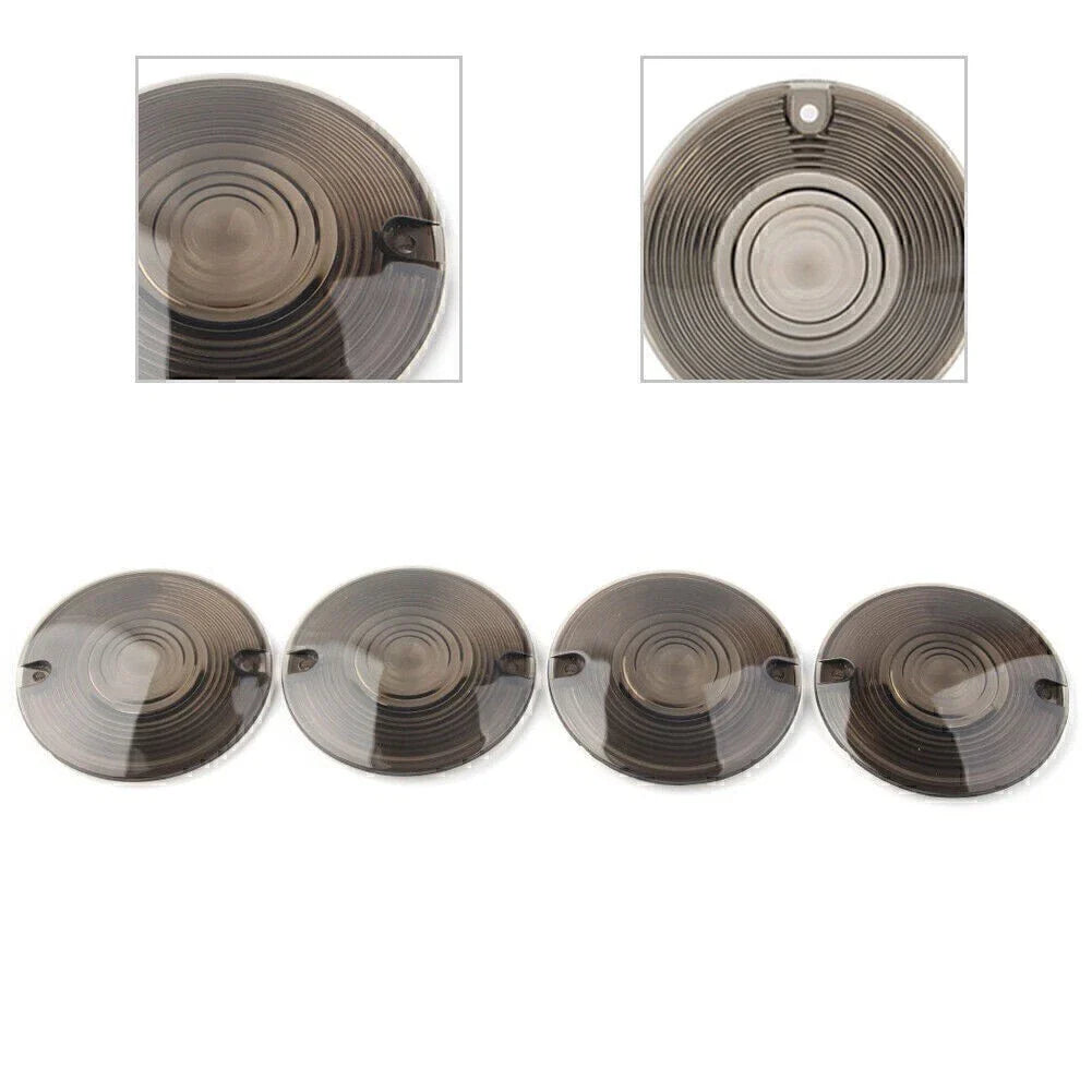 Turn Signal Lens Covers for Harley Touring Electra Glide Road King (2014-2023)