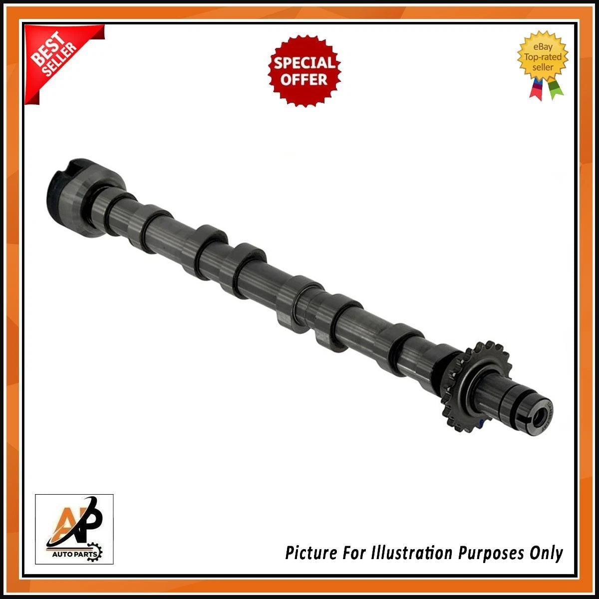 Exhaust Camshaft OEM for Peugeot 2.0 HDi DW10 (2000–2010)