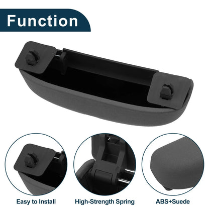 Sunglasses Case for Porsche Panamera Eyeglasses Holder Storage Box Black