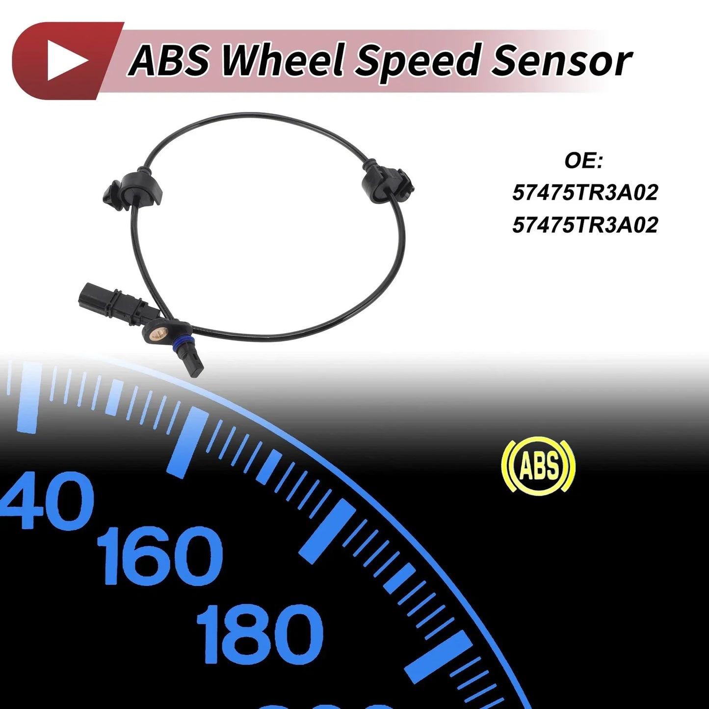 ABS Wheel Speed Sensor for Honda Civic Coupe Rear Left (2016-2021)
