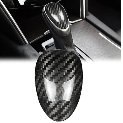 Carbon Fiber Black Gear Shift Knob Cover for Cadillac ATS (2013-2019)