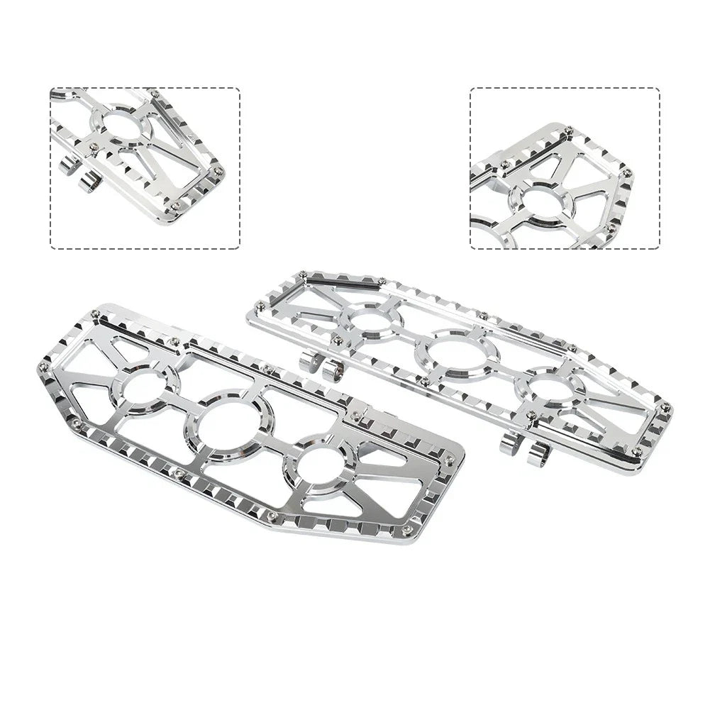 Rider Driver Floorboards Foot Pegs for Harley FL Softail (1986-2017)