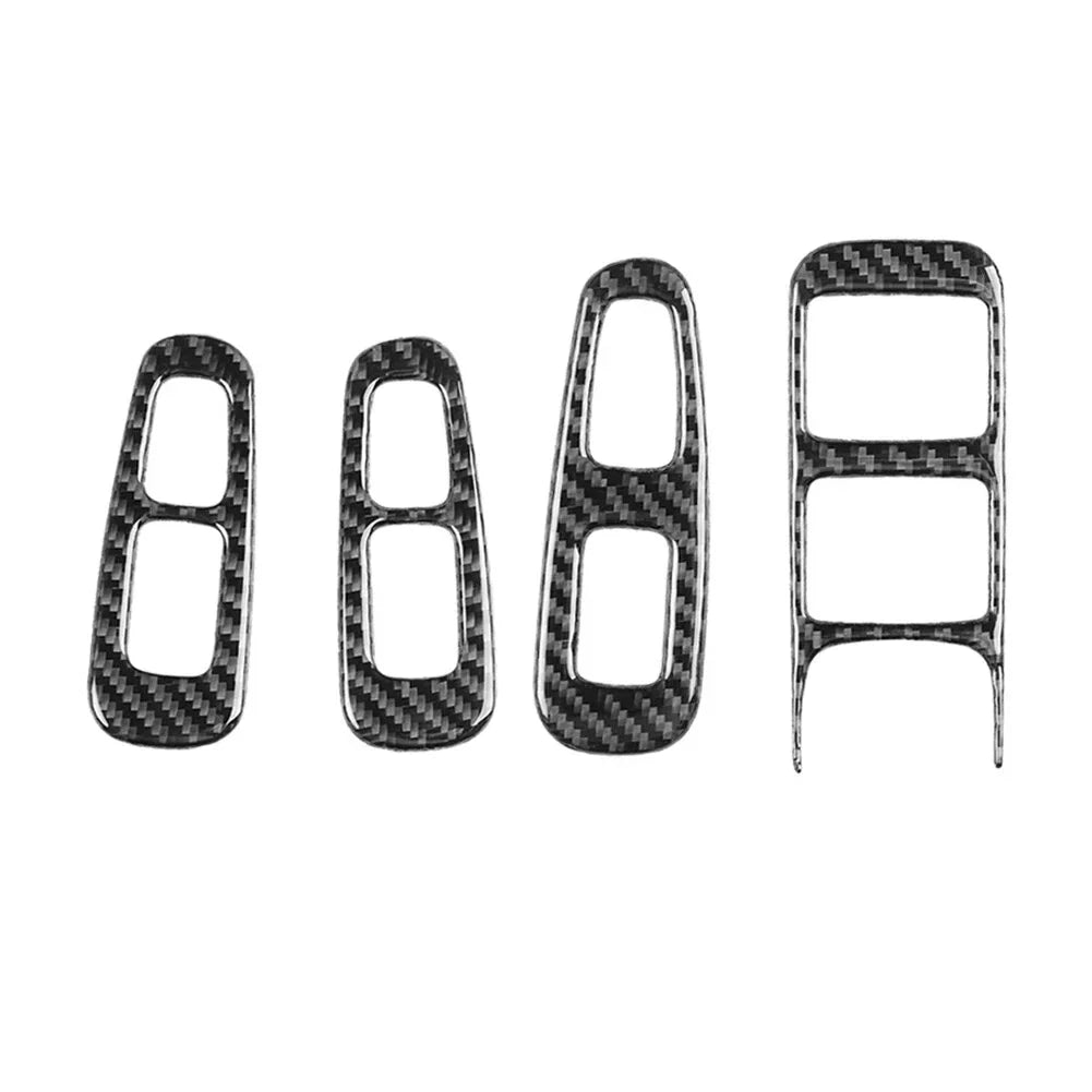 Window Lift Switch Cover Trim for Kia Stinger (2018-2023) Black RHD