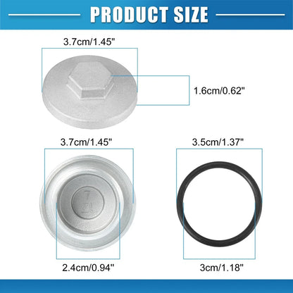 2 x Motorbike Tappet Covers for Honda CB350, CB750, GL1000, VTX1800C