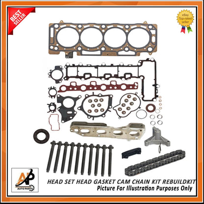 Head Gasket Cam Chain Kit for Citroen Dispatch 2.0 2.2D (2000–2016)