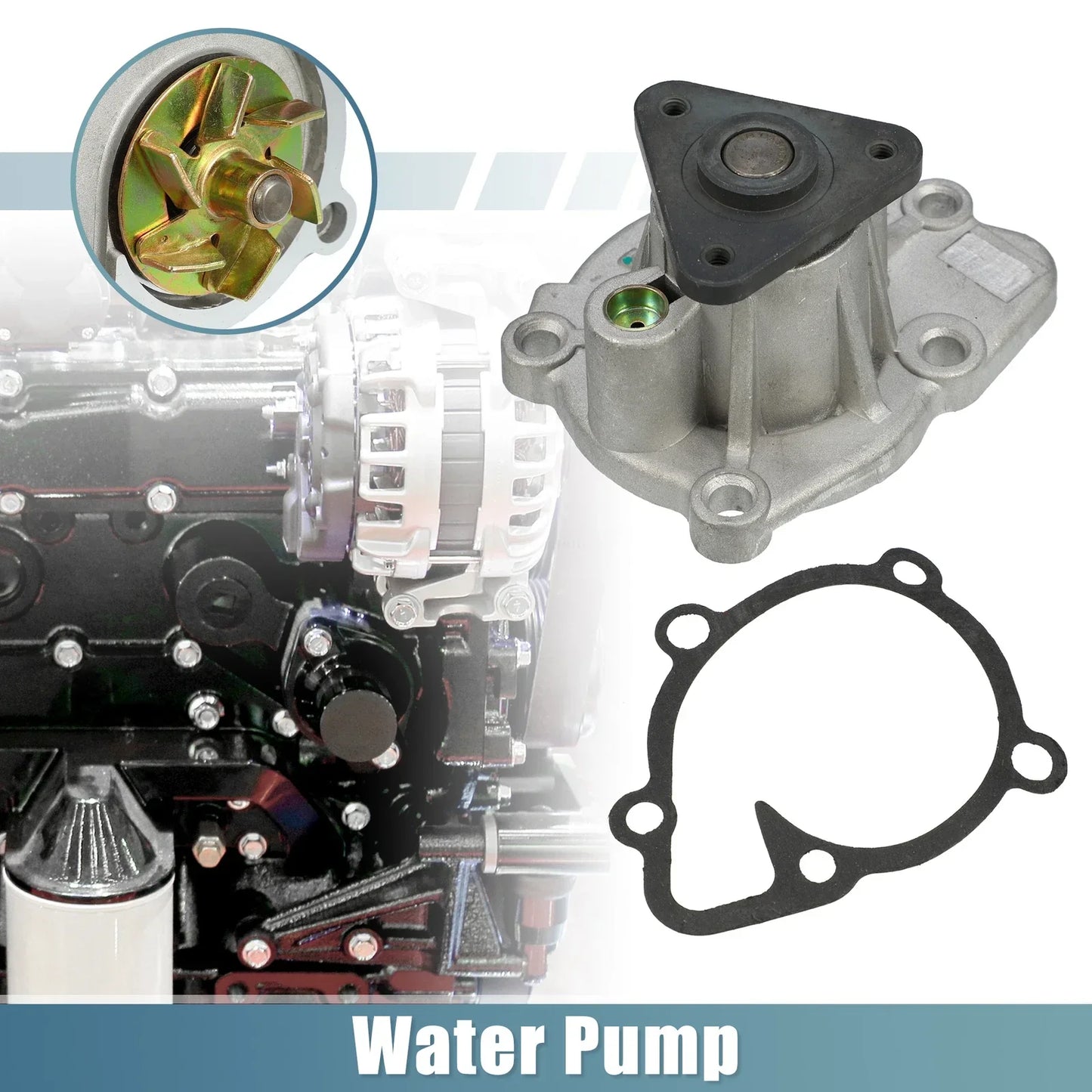 Engine Cooling Water Pump Assembly for Hyundai Santa Fe Sport (2013-2019)