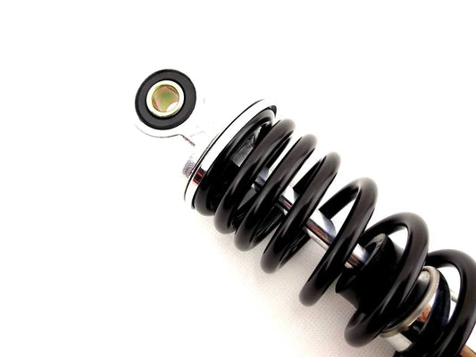 320mm JBS Black/Chrome Rear Shock Absorbers for Kawasaki KE125 (75-81)