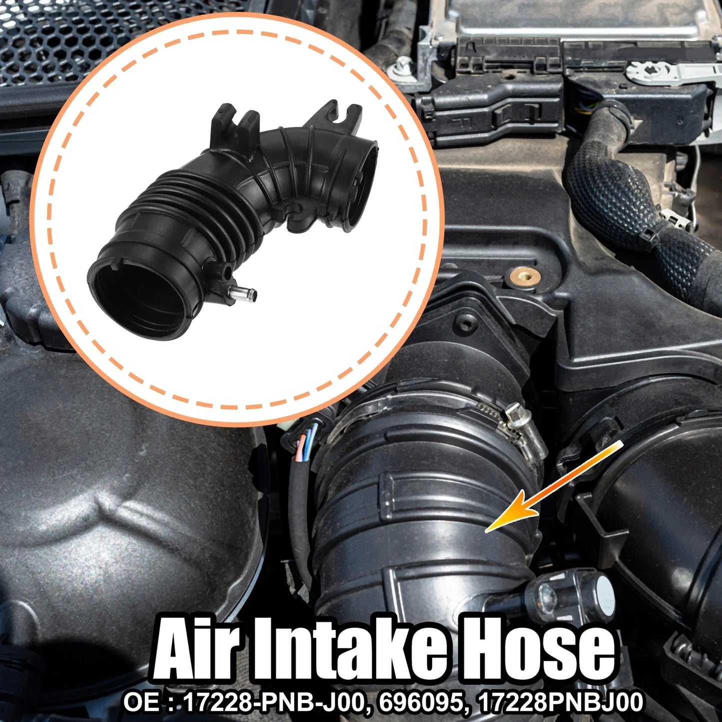 Engine Air Intake Hose for Honda CR-V (2007-2011)