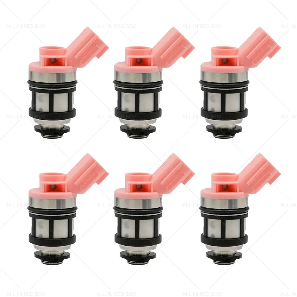 6 x Fuel Injectors for Nissan Navara D21 D22 Pathfinder (1997-2004)