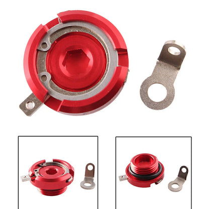 Red Oil Filler Cap Set for BMW S1000RR (2009-2013)