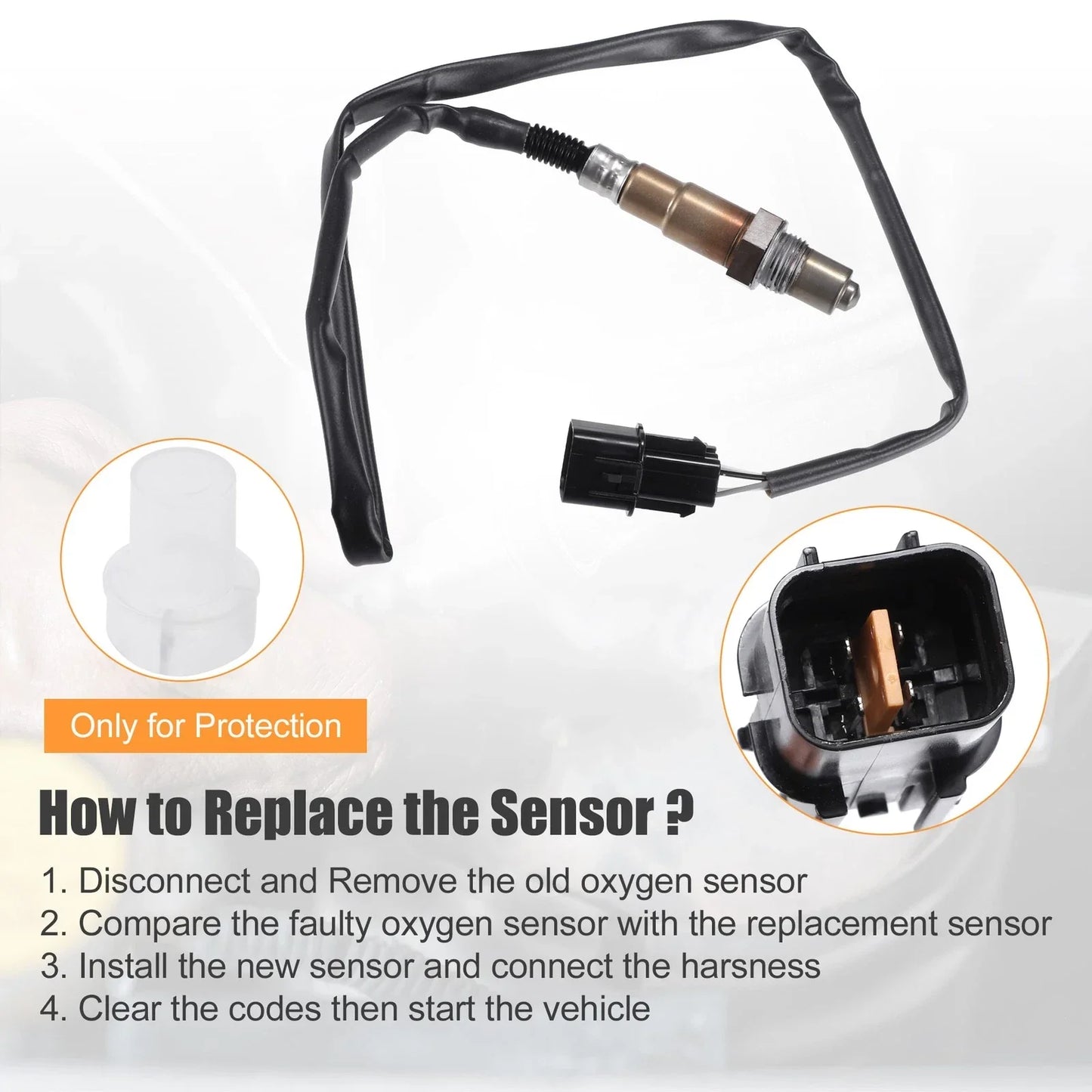 Oxygen Sensor for Hyundai Atos 1998-2015 - Rear Downstream O2 Sensor