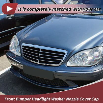 Front Right Bumper Headlight Washer Nozzle Cover for Mercedes-Benz S55 (2000-2006)