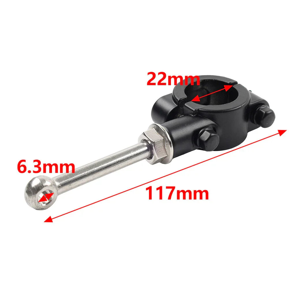 20-23mm Side Stand Foot Pedal Support for Motorcycle Kickstand Extension Black