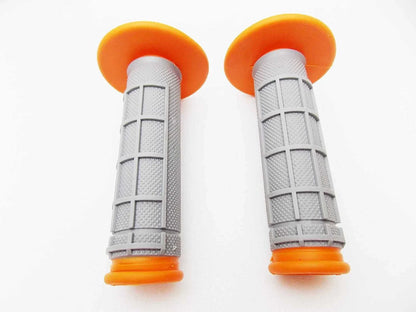 Orange Grey Forseti Hand Grip Set for Yamaha YZ400F