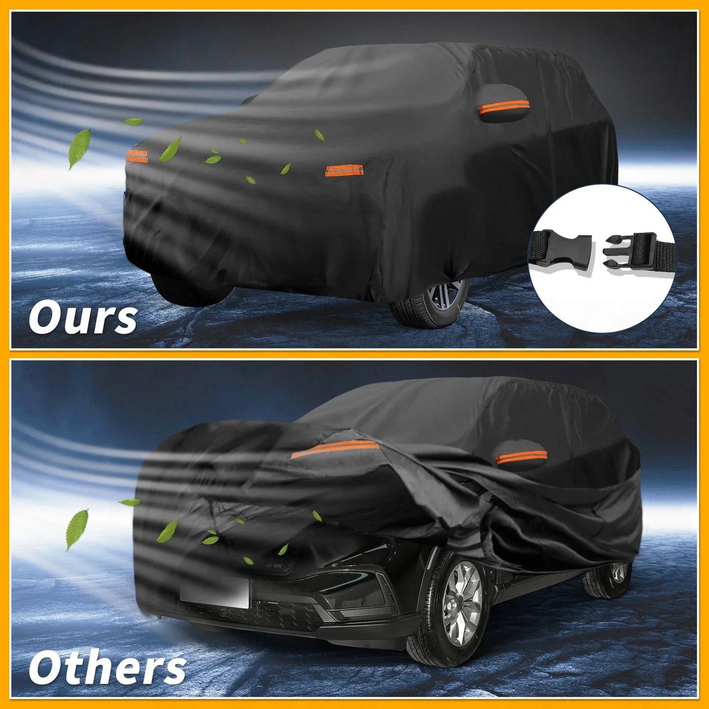 All Weather Car Cover for Honda CR-V Black 210T (2017-2023)