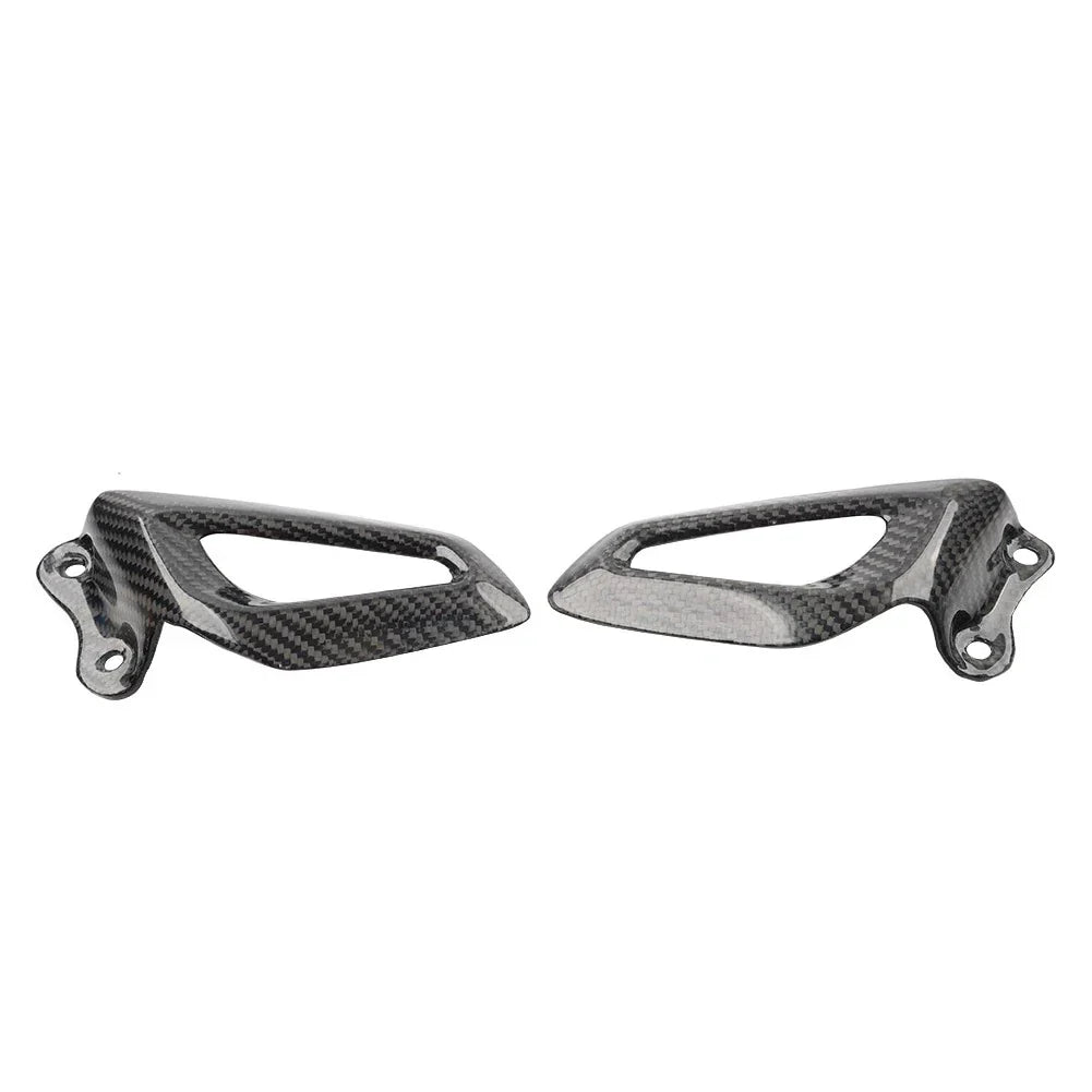 Carbon Fiber Rearset Footrest Plate Heel Guard for BMW S1000RR, M1000RR (19-24)