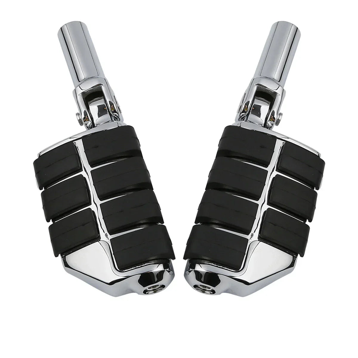 Chrome Rear Passenger Foot Pegs for Harley Softail Slim (2012-2017)