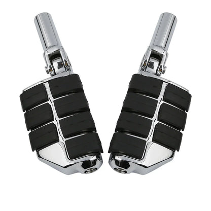Chrome Rear Passenger Foot Pegs for Harley Softail Slim (2012-2017)