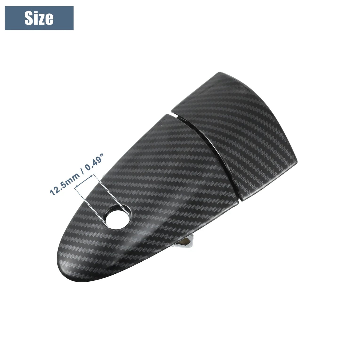 Front Left Exterior Door Handle Carbon Fiber for Honda CR-Z (2011-2016)