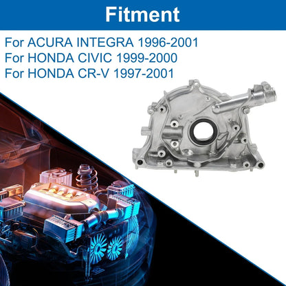Engine Oil Pump for HONDA CIVIC 1999-2000 (2 x Pressure Pumps)