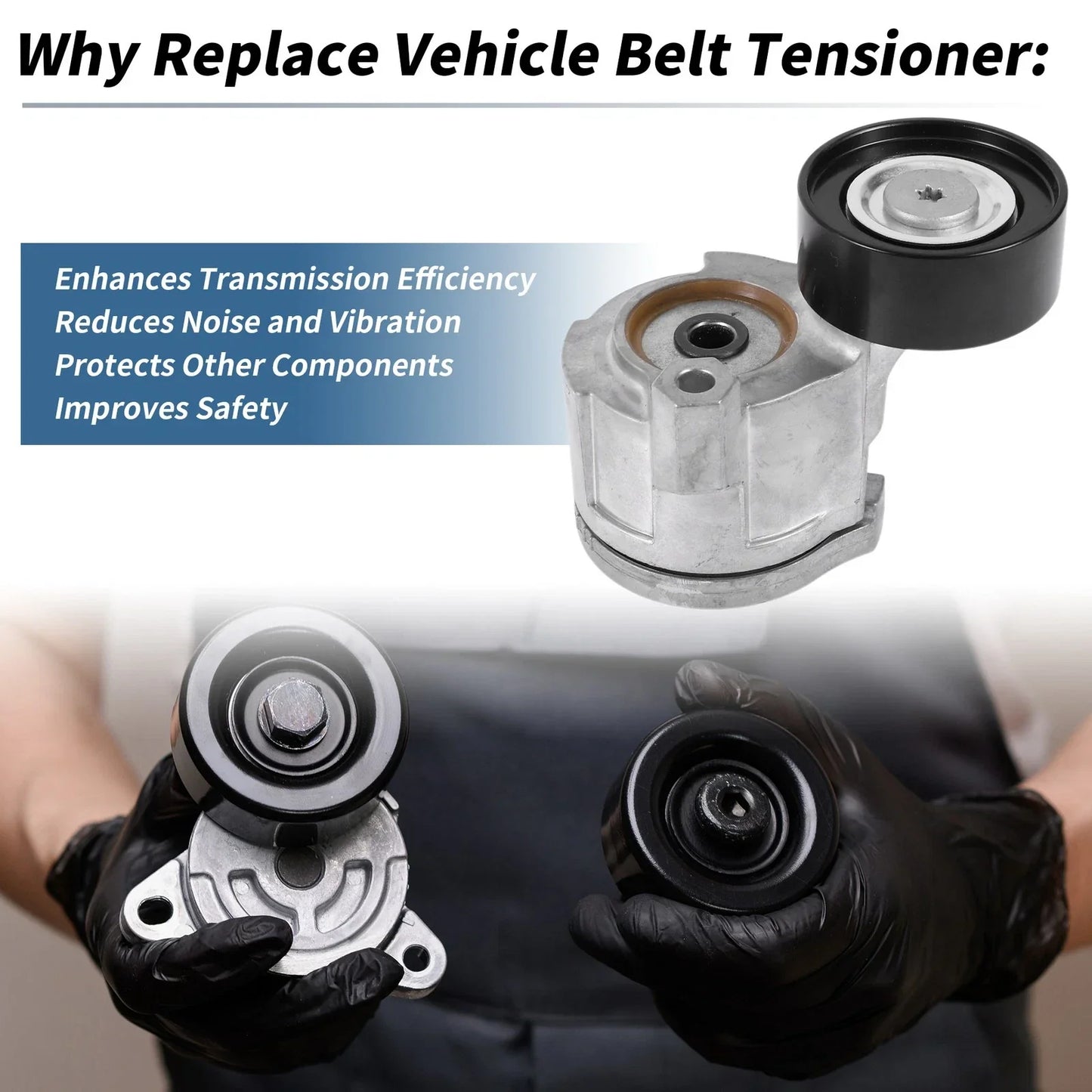 Belt Tensioner for Hyundai Sonata 2020-2025 - Durable Metal 1 x Piece