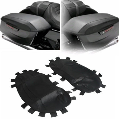 Leather Side Saddlebag Lid Covers for Harley CVO Road Glide FLTRXSE (2023)