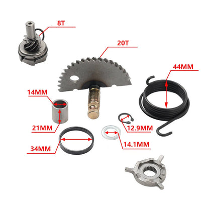 GY6 50CC 139QMB Scooter ATV Kick Start Kit Complete Gear Shaft