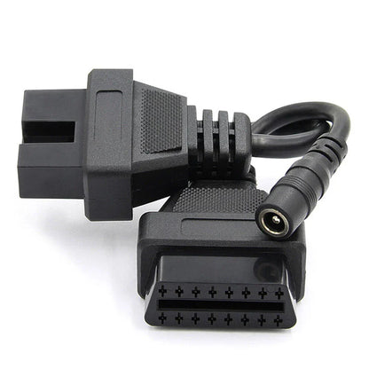 12 Pin OBD1 to 16 Pin OBD2 Diagnostic Adapter Cable for Mitsubishi Hyundai