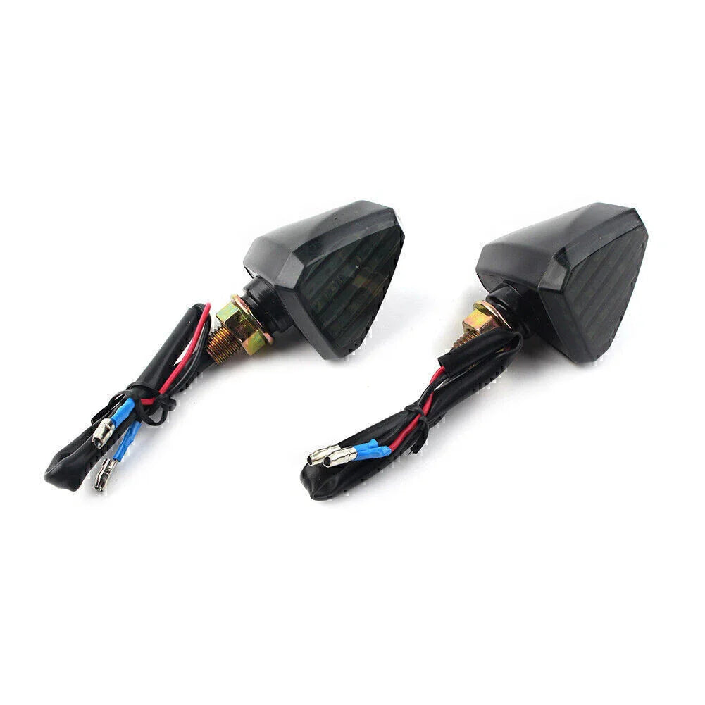 Universal Motorcycle Amber LED Turn Signal Lights for Bobber (N/A)