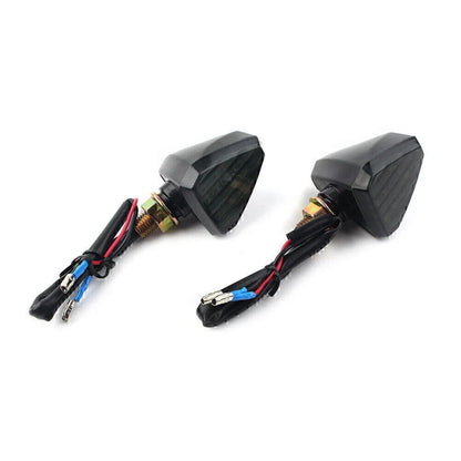 Universal Motorcycle Amber LED Turn Signal Lights for Bobber (N/A)