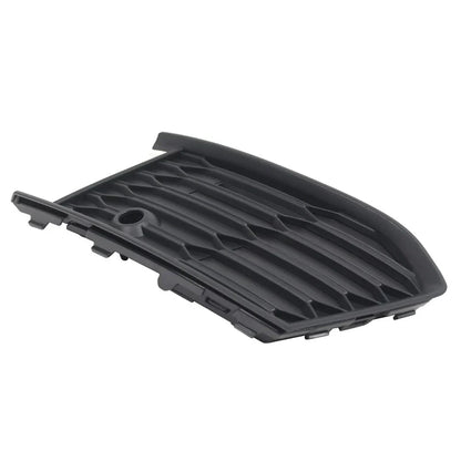 Left Front Fog Light Grille Cover Matte Black for Audi A6 S6 (2018-2024)