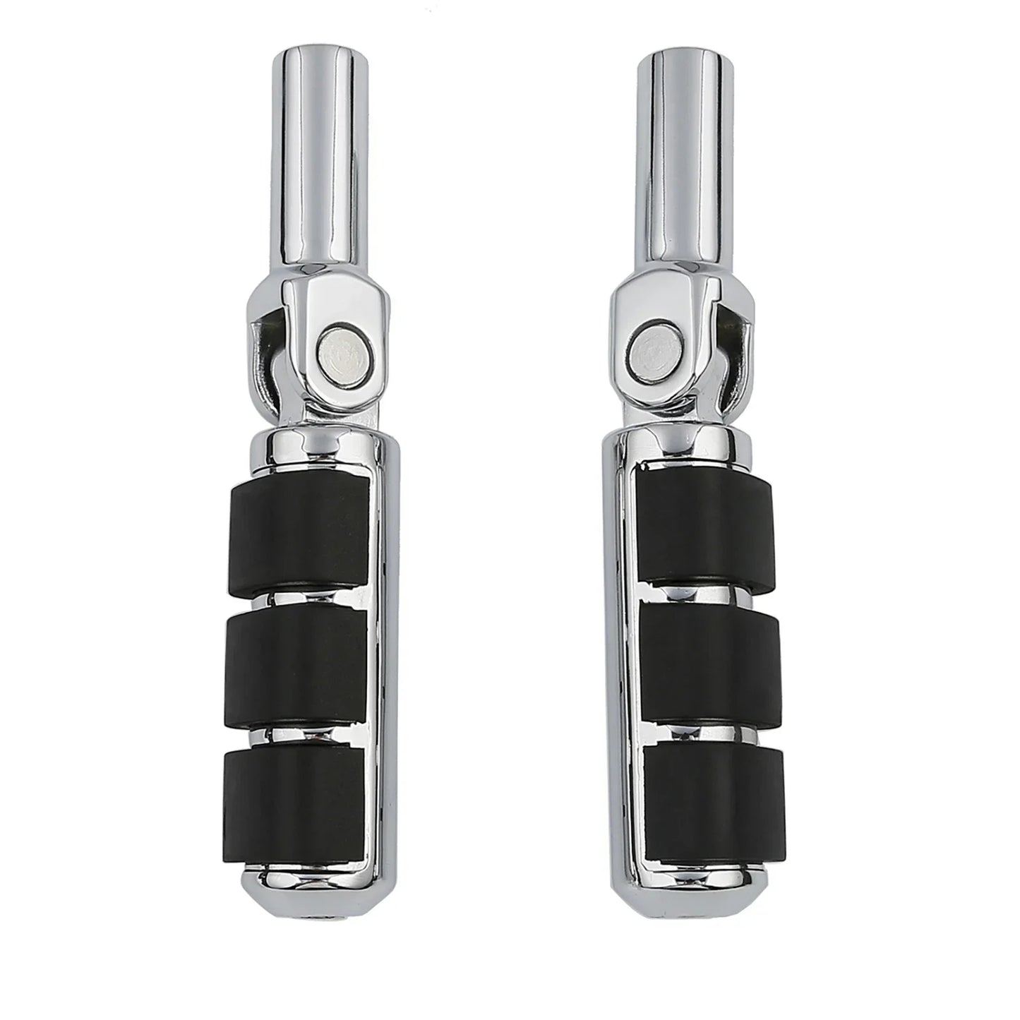 Slim Chrome Rear Foot Pegs Mount for Harley Softail Cross Bones (2008-2017)