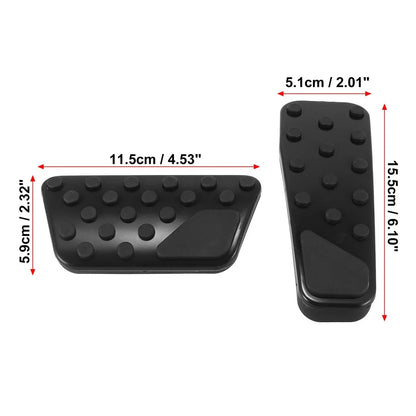 Brake Gas Accelerator Pedal Cover Set for Dodge Challenger Charger (2009-2019)