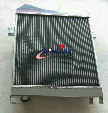 Aluminum Radiator & Fan for Jaguar Mark 2 MK2 Daimler 2.5 V8 (1962-1967)
