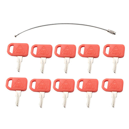 Key for John Deere Skid-Steer Loader 260 280 CT332 323D 323E  - 10 pcs