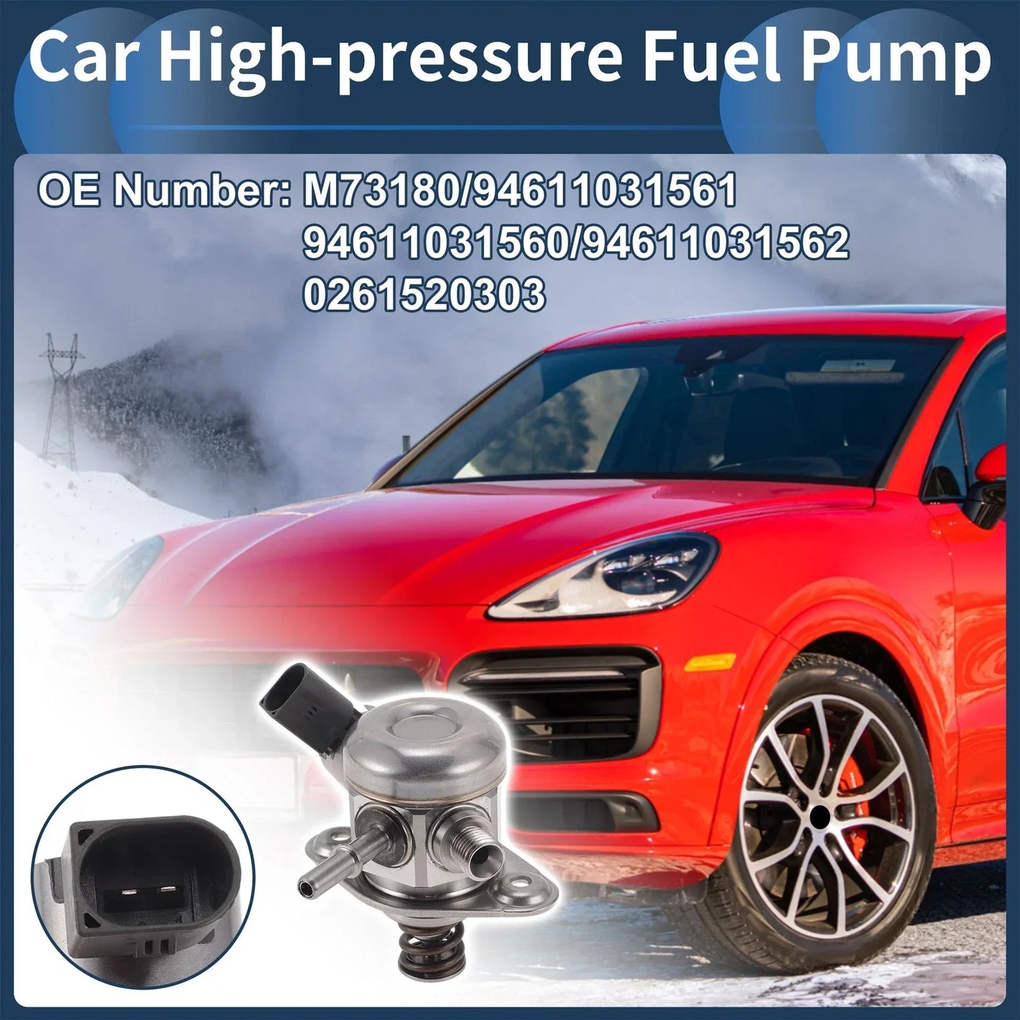 High Pressure Fuel Pump for Porsche Cayenne Macan 3.6L (2015-2018)