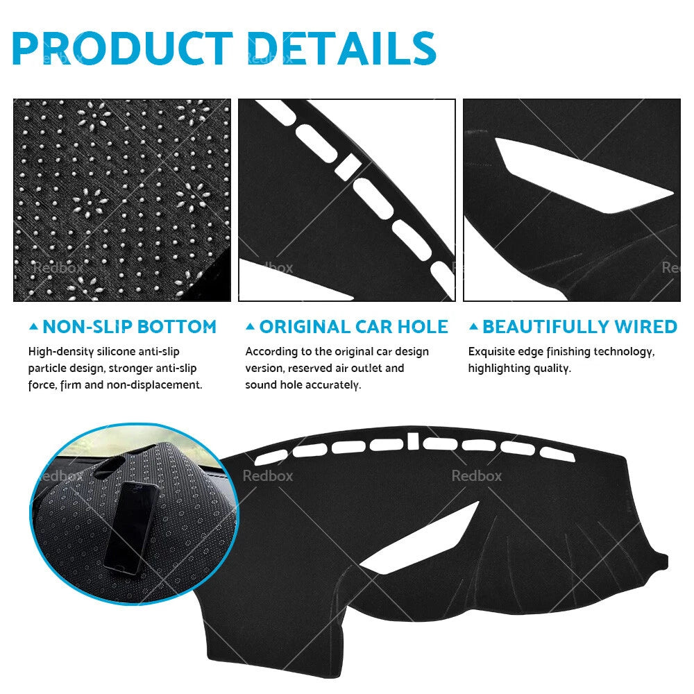 Dash Mat Cover for Ford Focus RS 2012-2018 Dashboard Anti-Slip