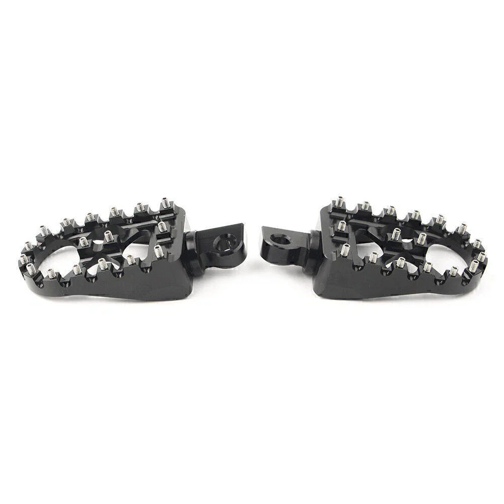 Wide Foot Pegs MX Style for Harley Dyna Sportster Iron 883 Fatboy (2004-2023)