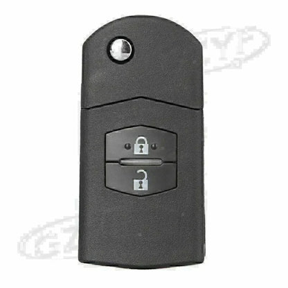 Button Key Fob Shell Cover for MAZDA 3 5 6 (2004-2023)