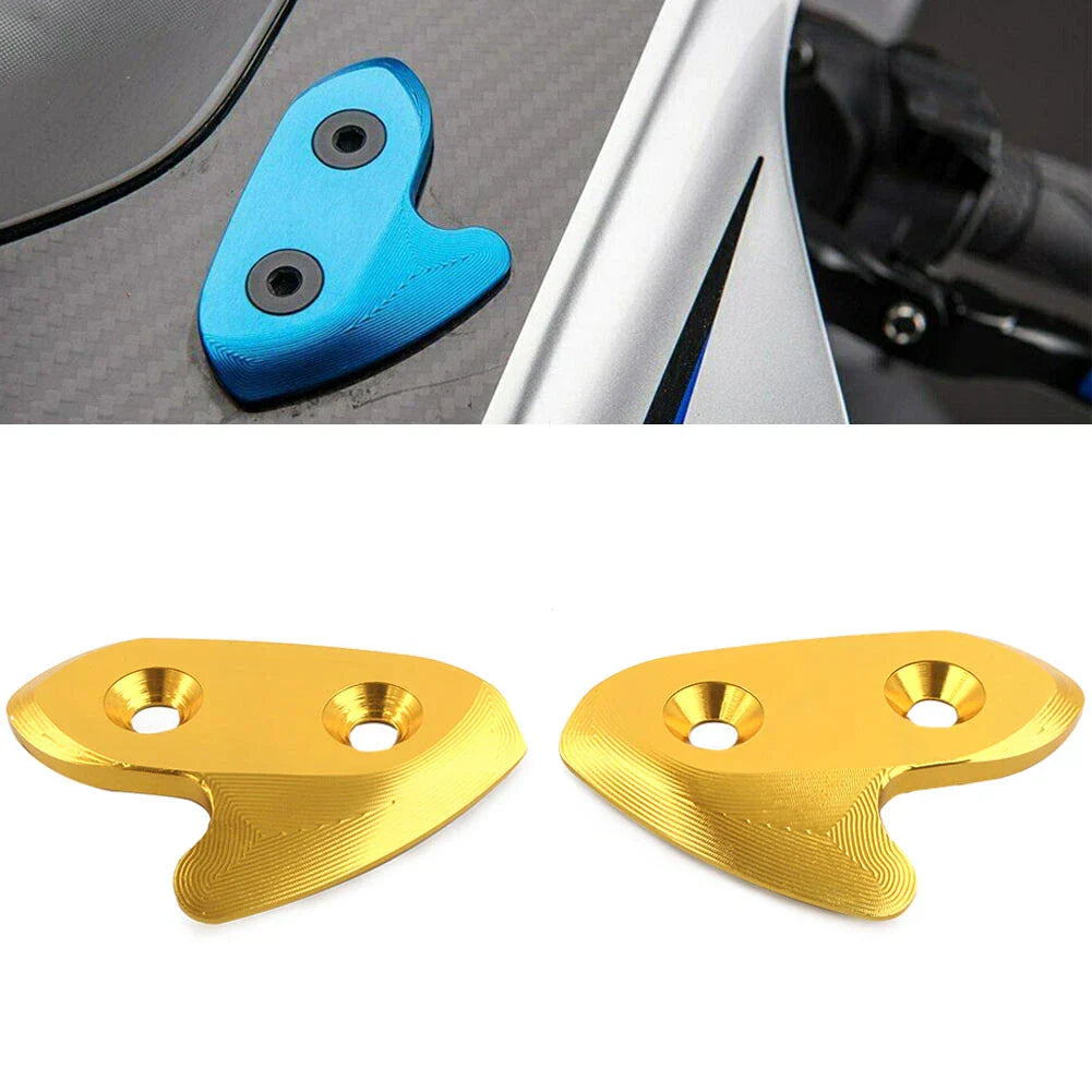 Rearview Mirror Block Off Base Plates for Yamaha R1 YZF-R1 (2015-2019)