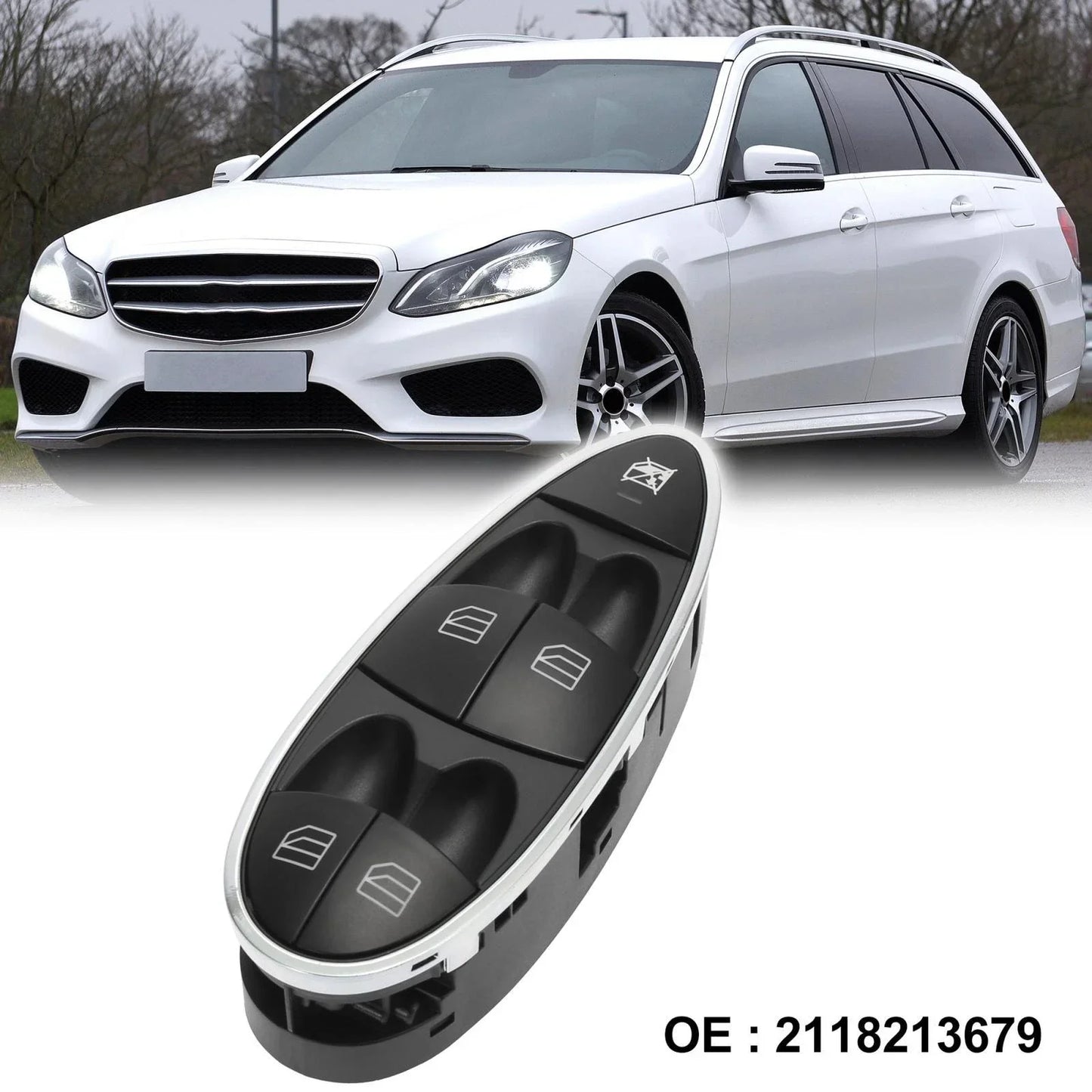 Master Driver Side Power Window Switch for Mercedes-Benz E280 (2007)
