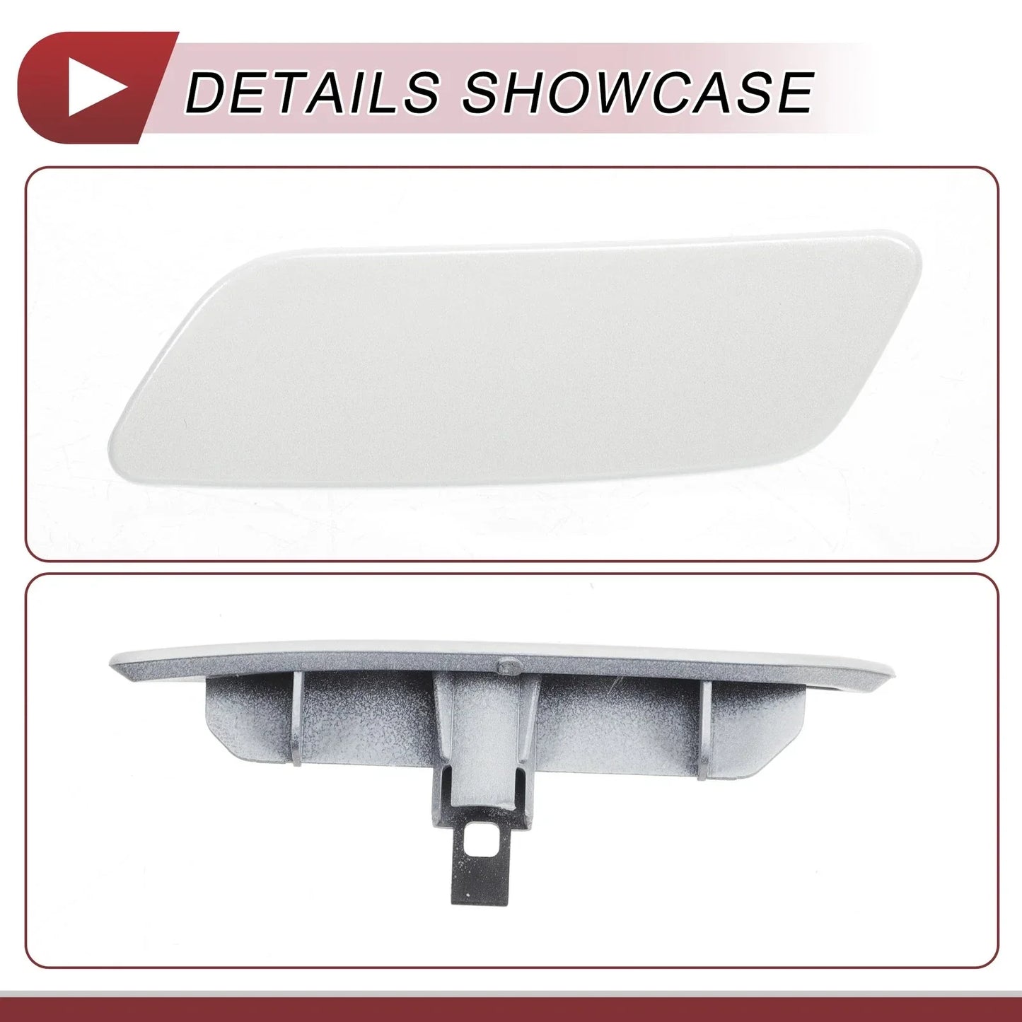 Front Left Washer Nozzle Cover for Lexus GS200t (2016-2019) - White 1 x Cap