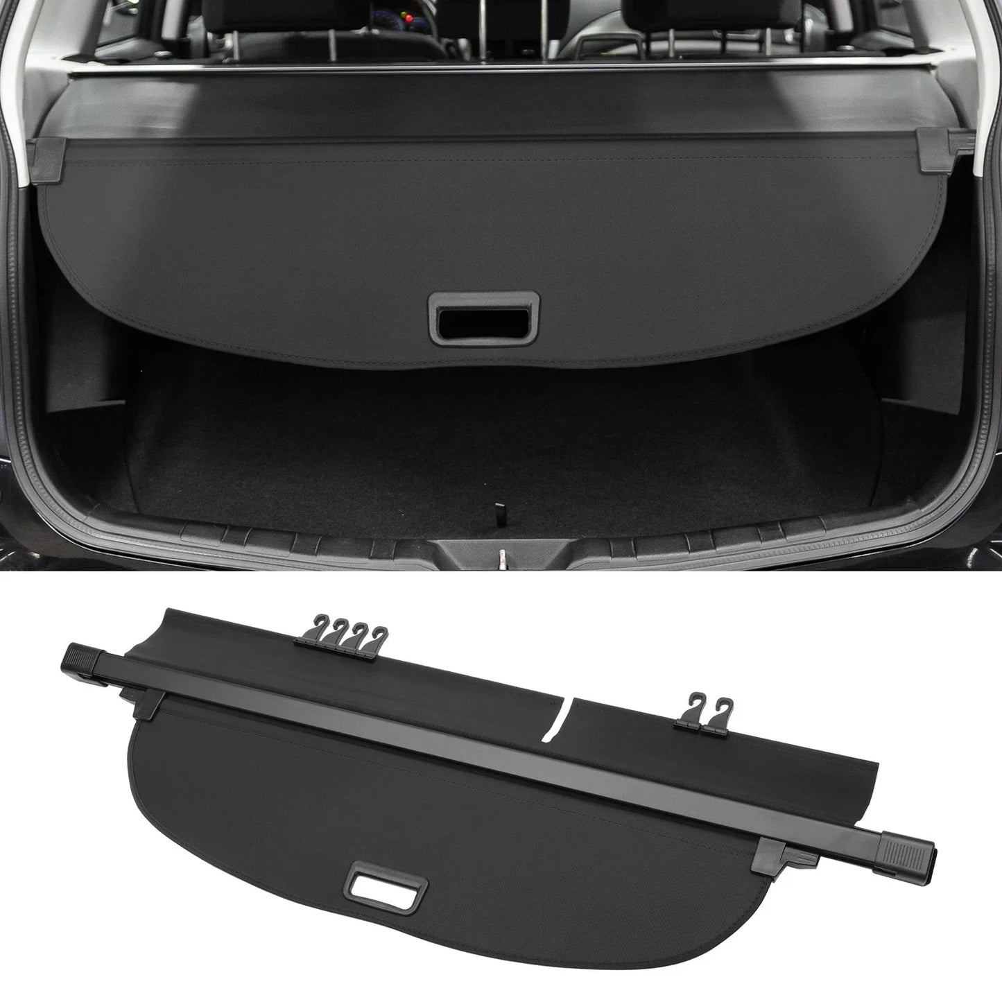 Retractable Cargo Cover for Honda CR-V 2017-2022 Trunk Parcel Shelf Gloss Black