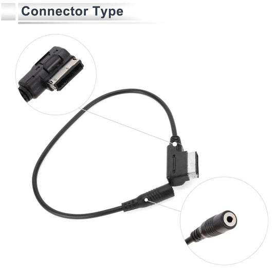 Audio Aux Adapter Cable for Mercedes-Benz 2008-2016